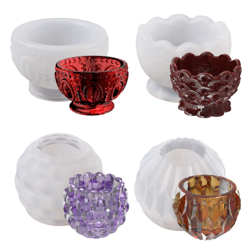 Coaster Mold Round - Runde Aufbewahrung sbox Gips Silikon form