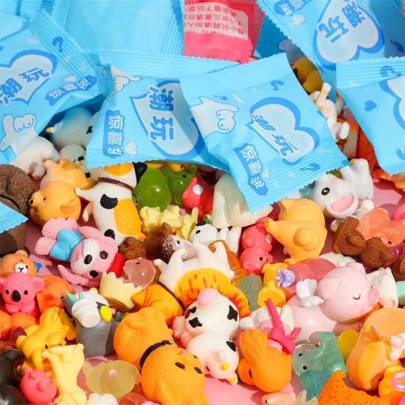 Resin Craft Ideas - 40 Stück/Set Zufällige Cartoon-Blindbox Elefant Tier