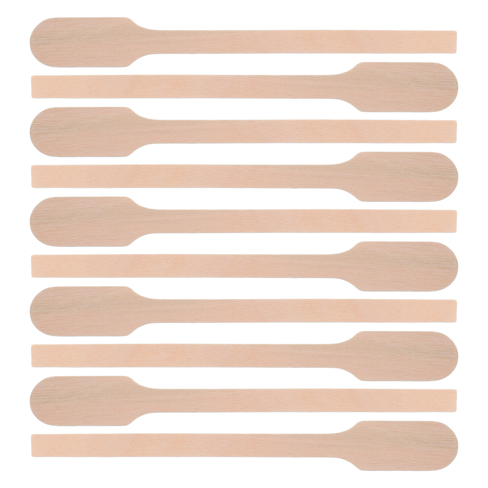Resin Craft Projects - 200 Stück Holz-Rührstäbchen 5 Zoll Flaches