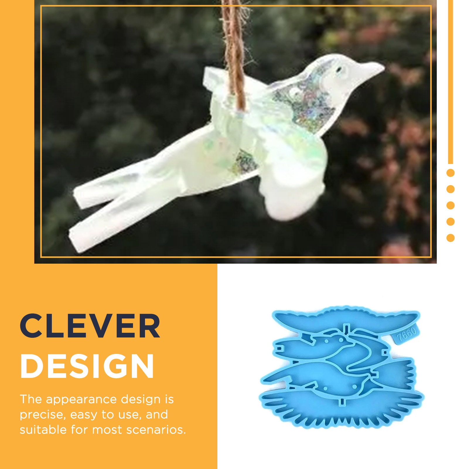 Silikon-Kolibri-Form für Harz- – Resin Craft Ideas Bewertung und Preis