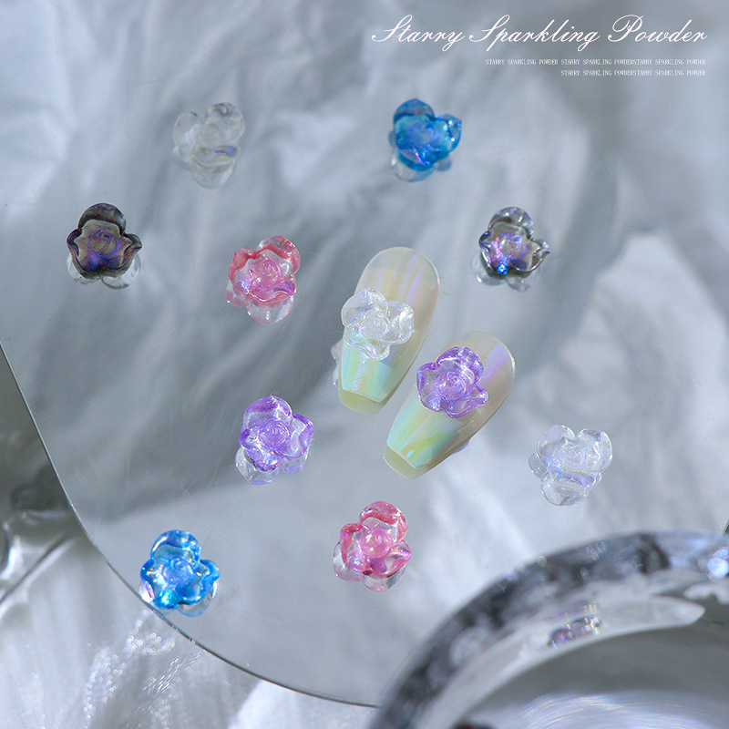 50 Stück/Packung 10x10mm Nagel – Resin Glitter Pack Bewertung und Preis