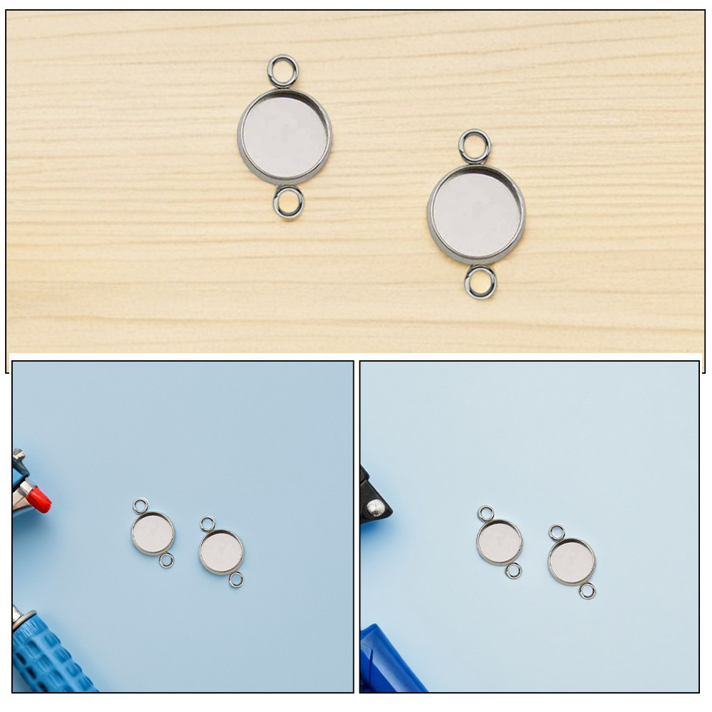 20 Stück Edelstahl-Schmuckfass – Bezels Set Pendant Bewertung und Preis