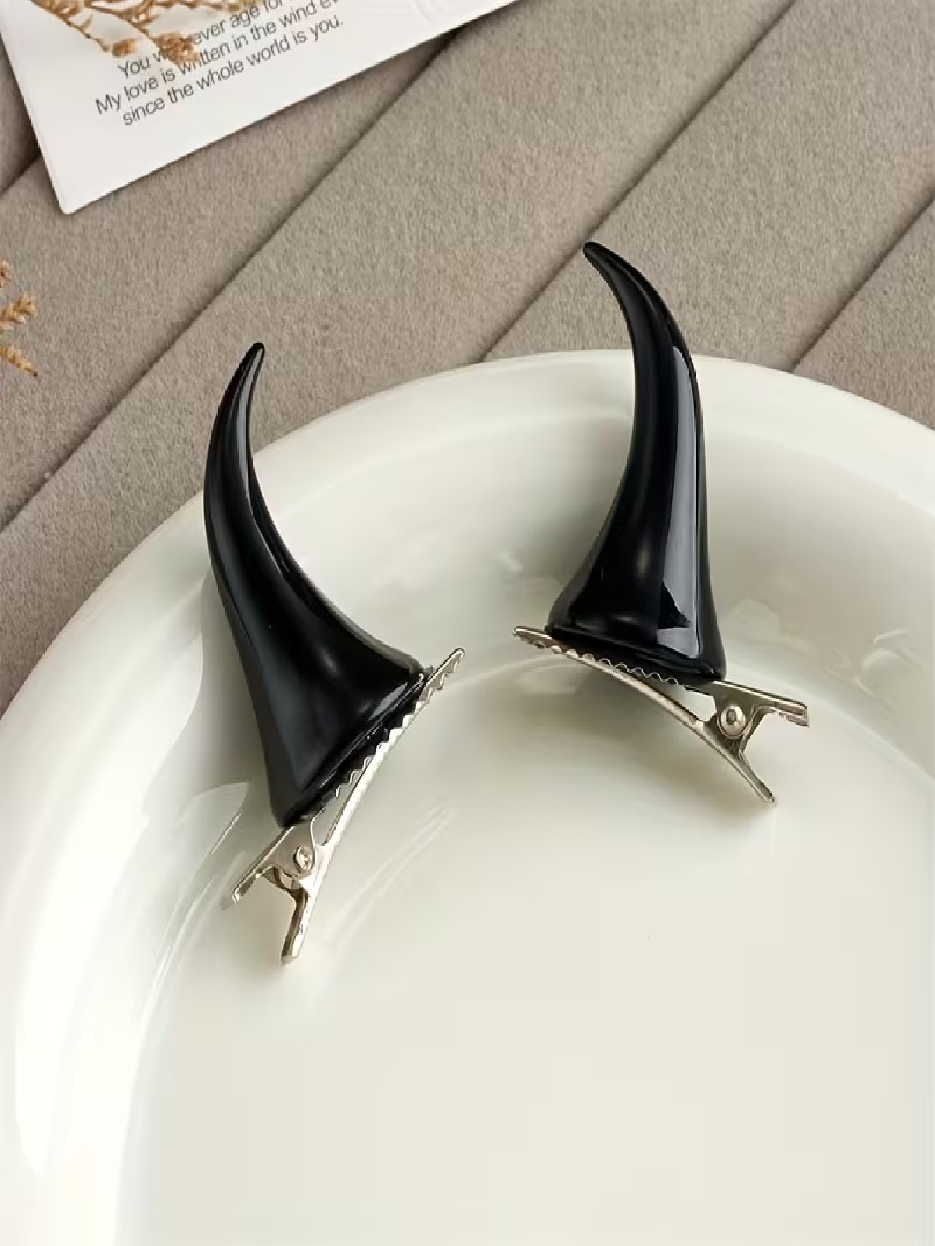 2-teiliges Set, rote Horn-Haar – Resin Craft Ideas Bewertung und Preis