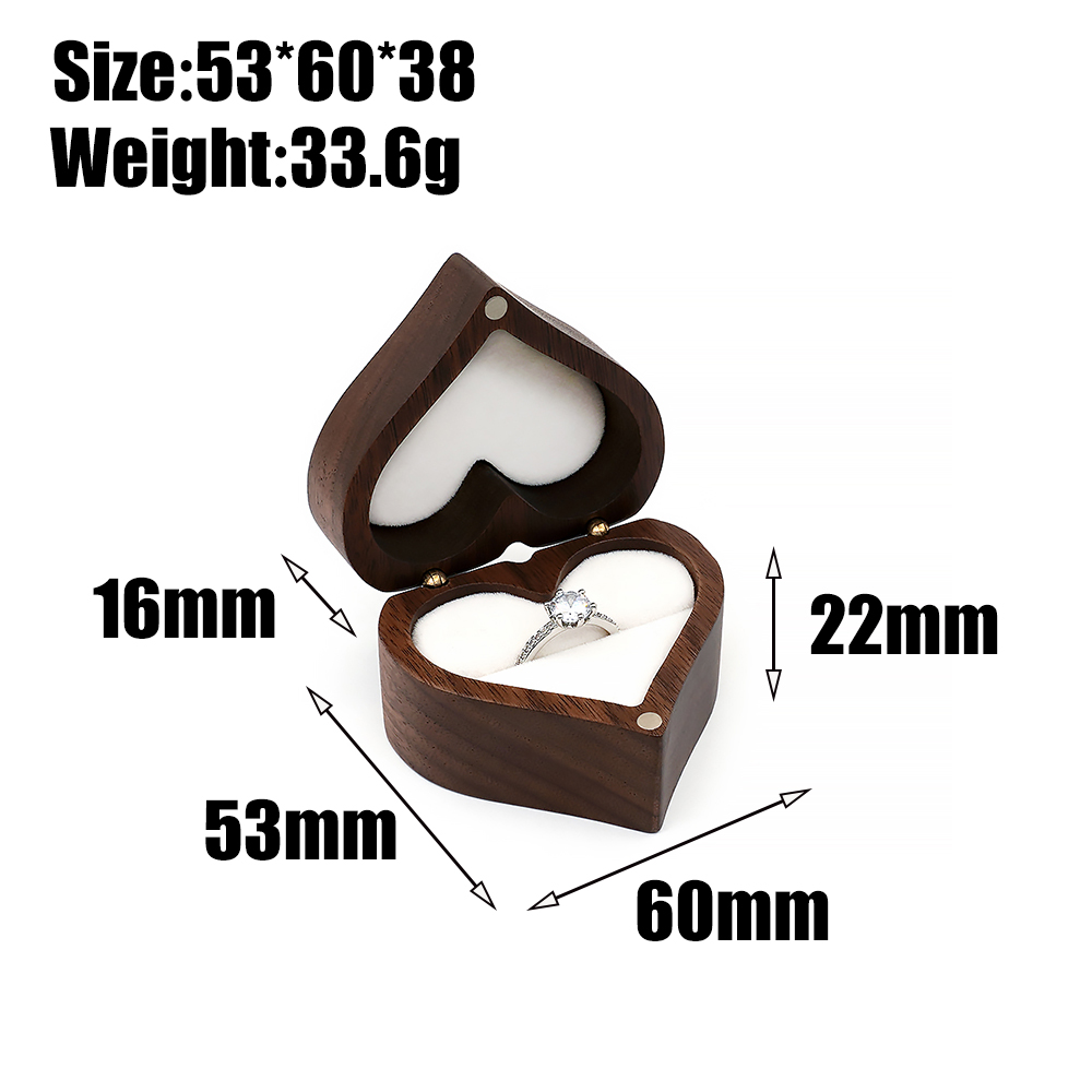 Ringbox für Hochzeitszeremonie – Wood Ring Blank Bewertung und Preis