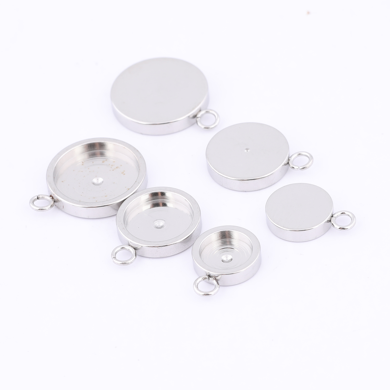 20 stücke Edelstahl 6mm 8mm 10 – Bezels Set Pendant Bewertung und Preis