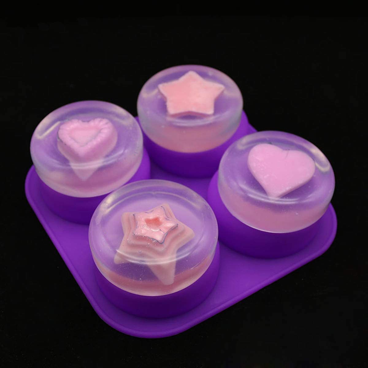 1-2 Stück 4-fach Wiederverwend – Coaster Mold Round Bewertung und Preis